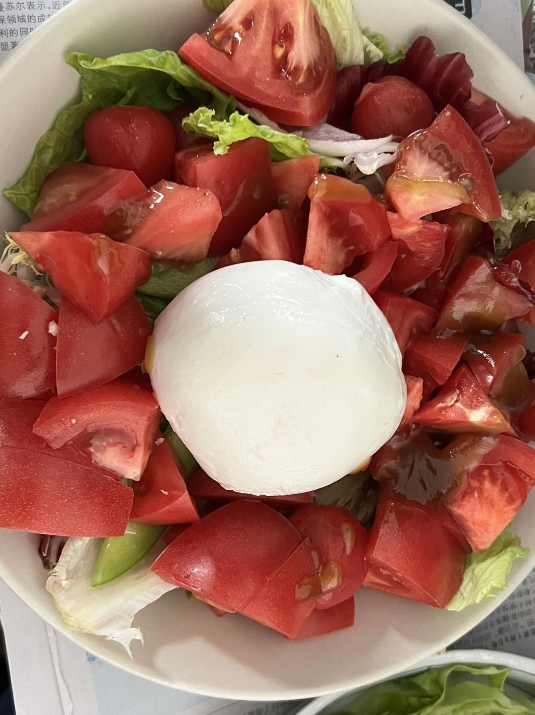 卡普里风味沙拉insalata caprese/水牛芝士沙拉（布拉塔burrata可做）