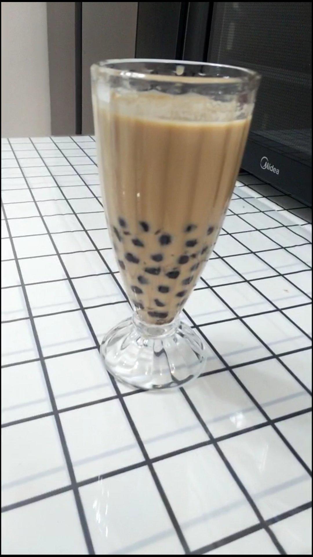 自制奶茶珍珠豆