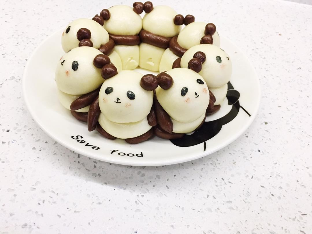 卡通馒头(熊猫6寸蒸锅版)