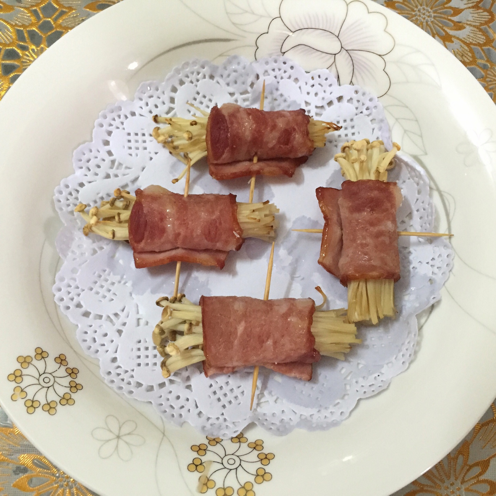 香烤培根金针菇