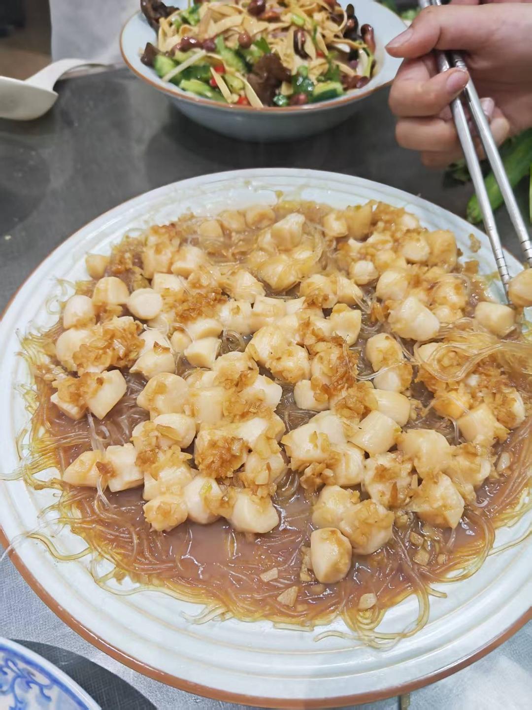 蒜蓉粉丝蒸瑶柱