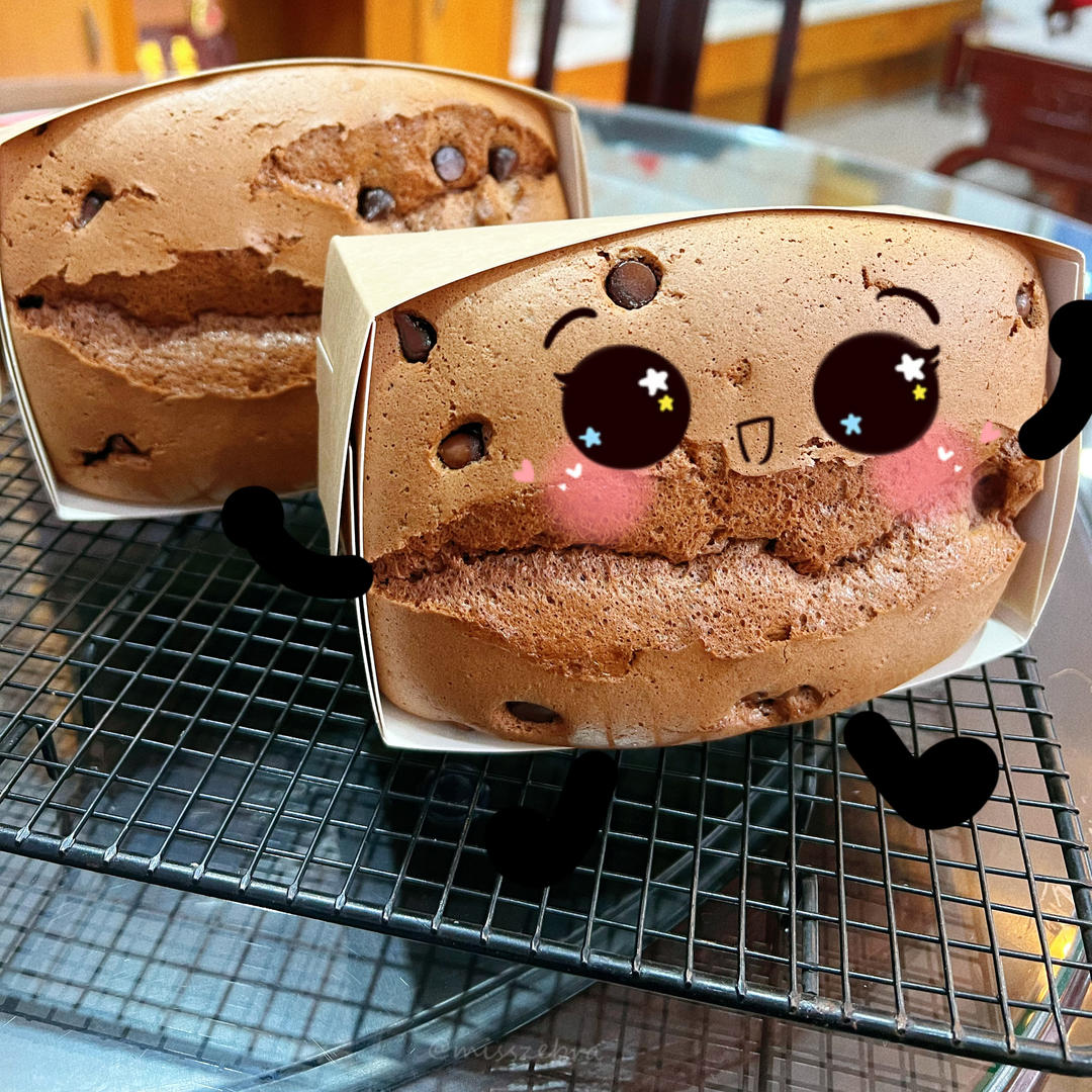 巧克力金枕蛋糕㊙️无泡打粉一次成功零失败