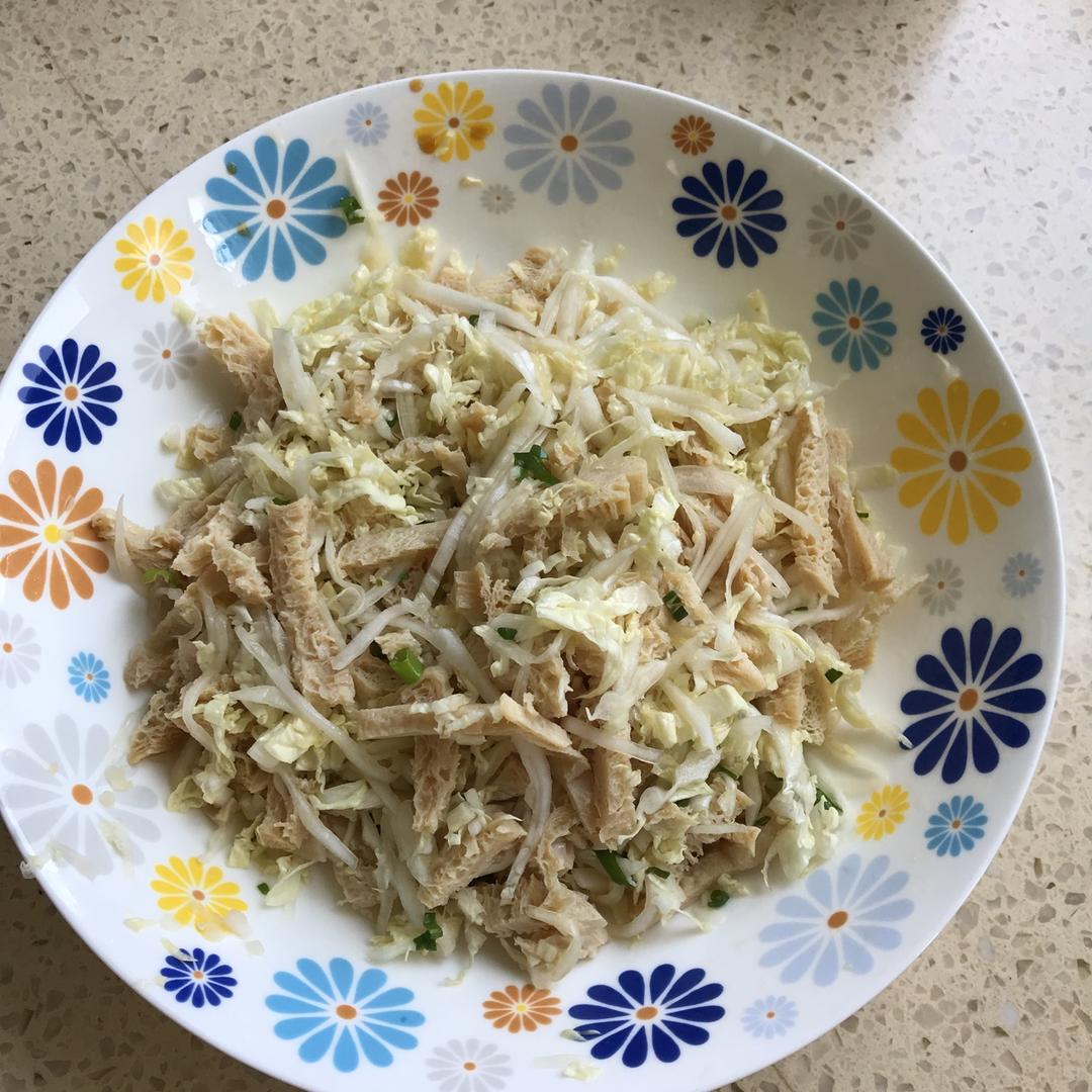 【健康三餐】白菜拌豆腐丝