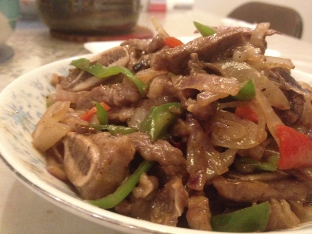 洋葱牛肉丝