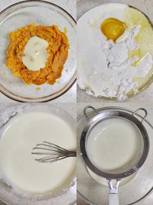 零失败❗️外脆里糯❗️芝士红薯烤年糕的做法 步骤2