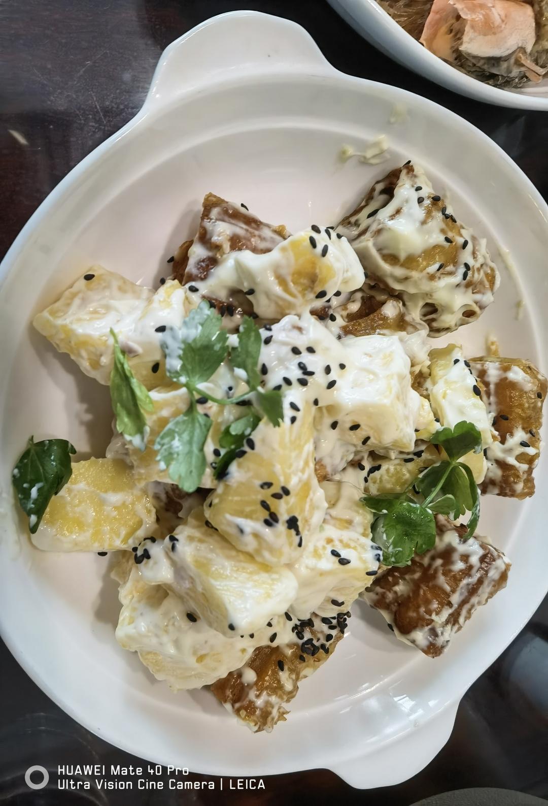 别有风味的菠萝油条虾