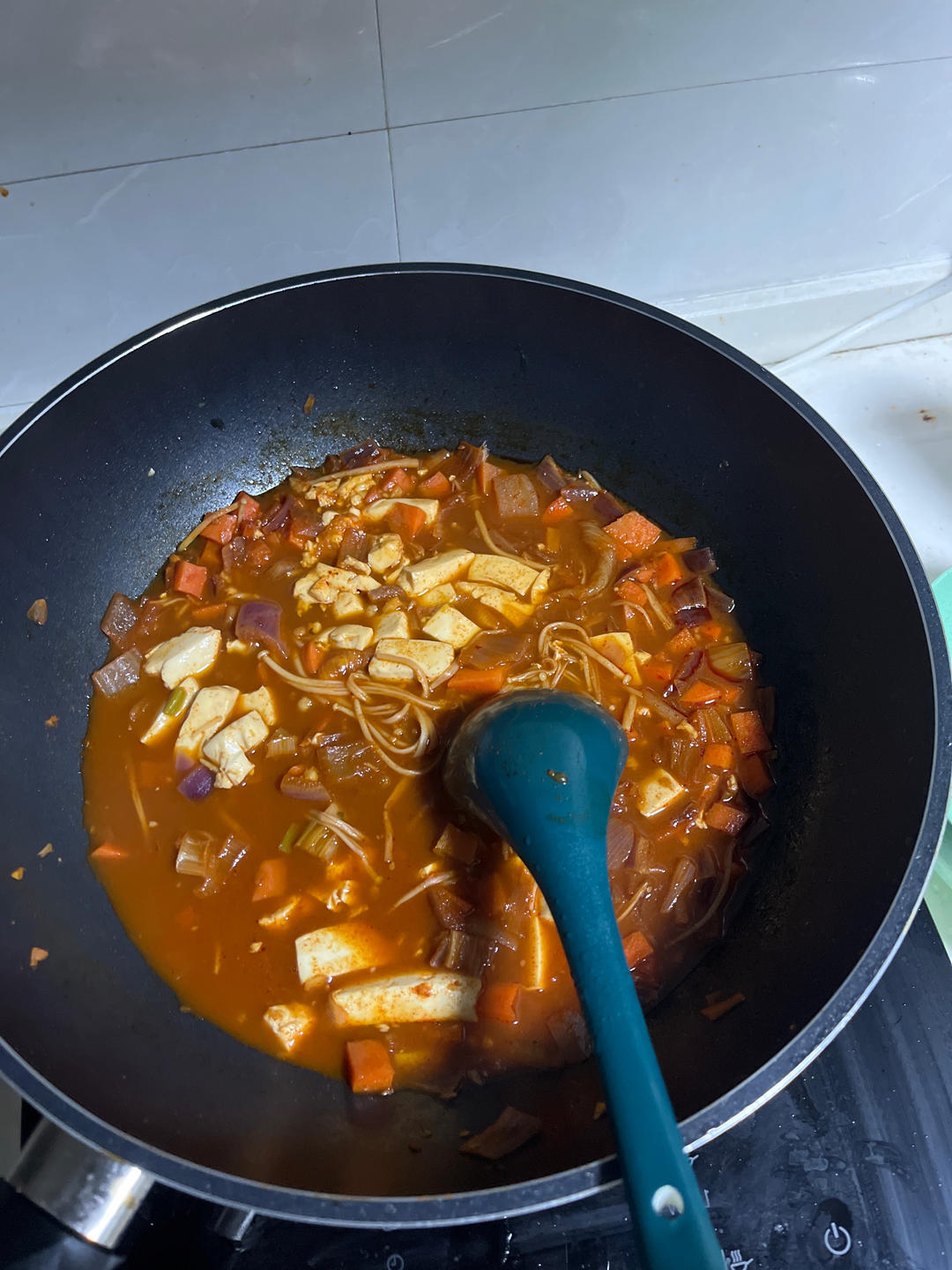 超级下饭的韩式嫩豆腐辣汤