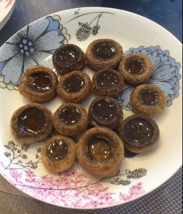怎么吃都不胖的煎口蘑