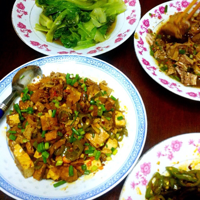 下饭神器---老干妈炒香干