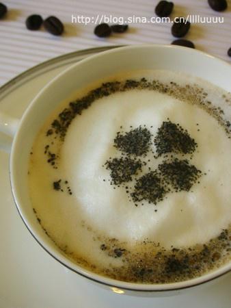 黑芝麻牛奶咖啡的做法