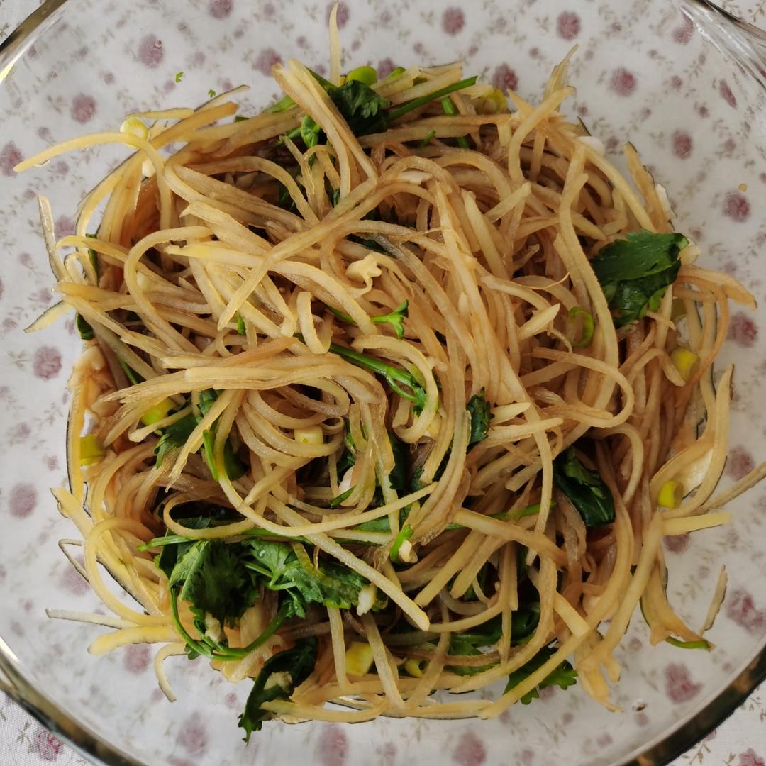 香辣开胃的凉拌土豆丝