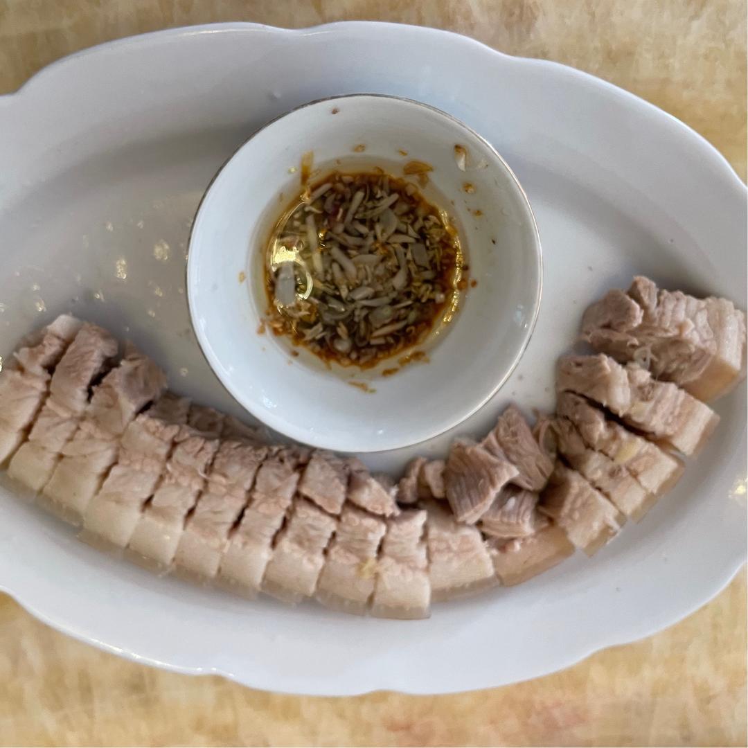 白切五花肉的做法