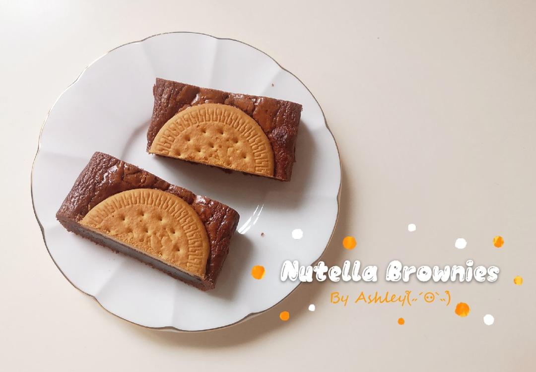 圣诞快乐！！超快手榛果布朗尼Nutella Brownies