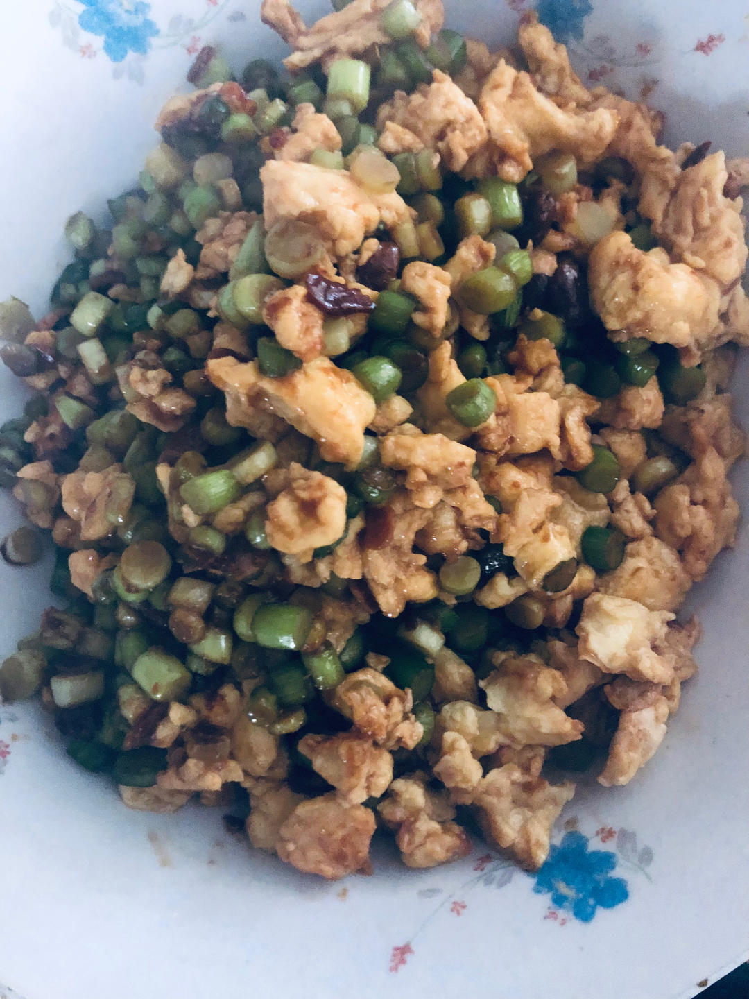 酱香鸡蛋（蒜苔版）