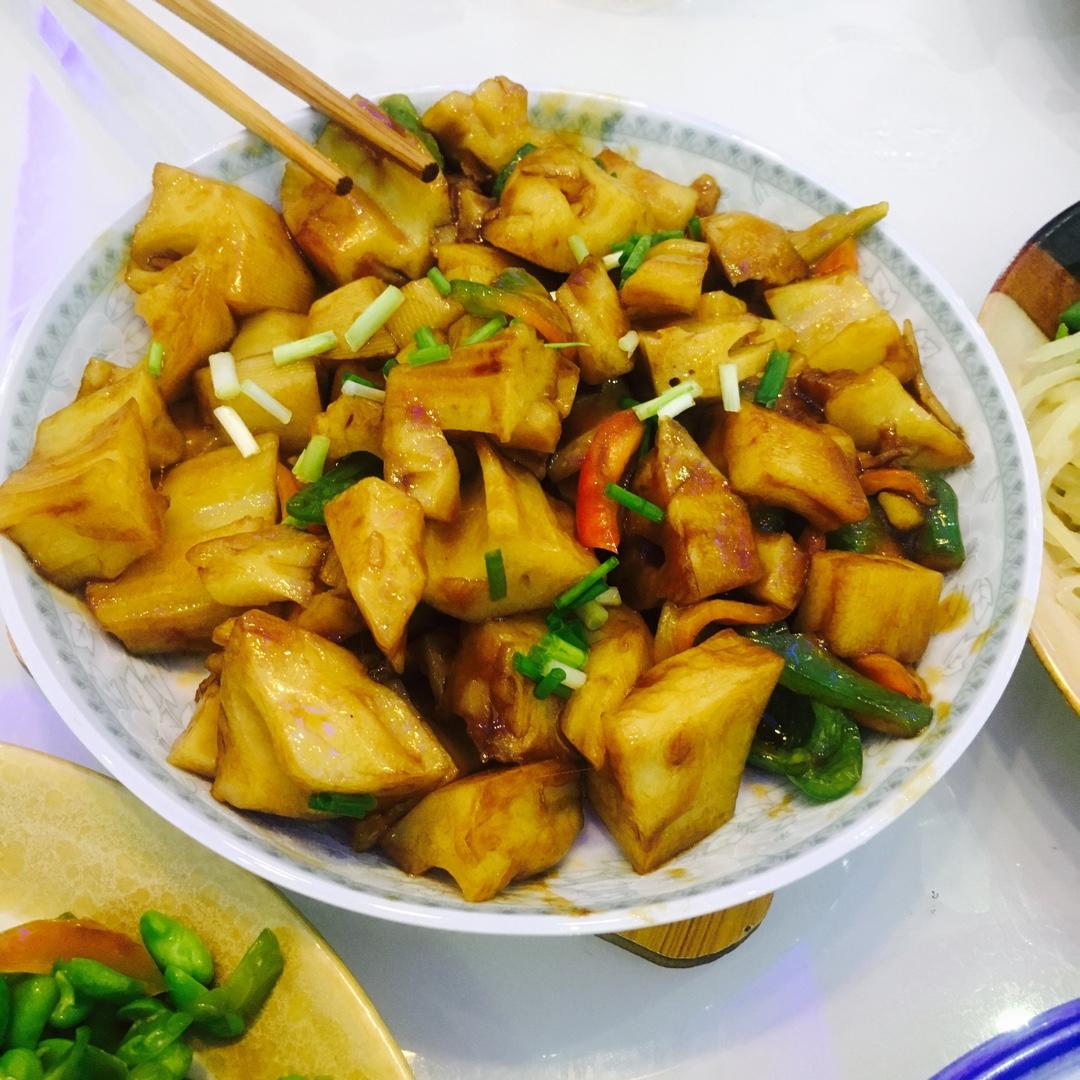 酸甜的开胃菜-  糖醋藕丁