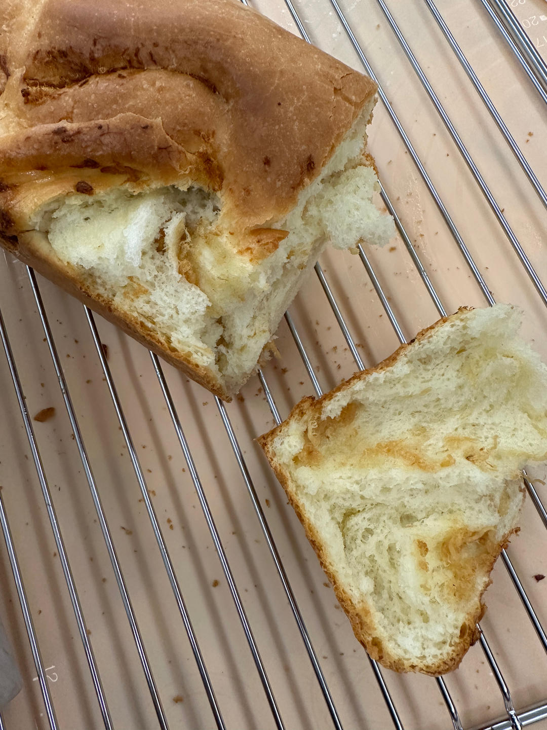 香葱肉松手撕吐司