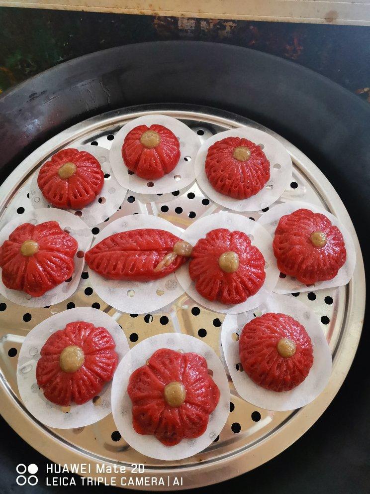 和风梅花糯米团