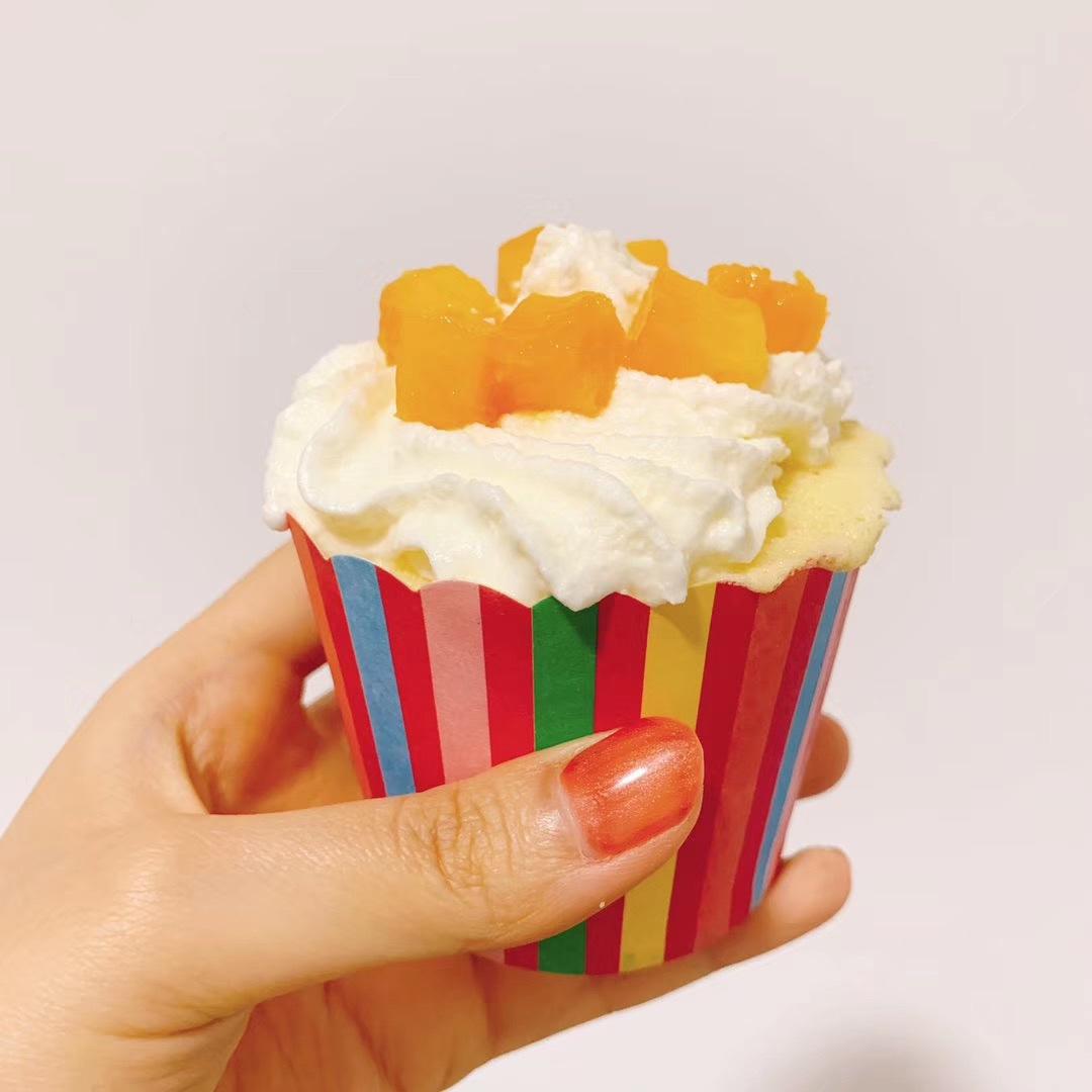 纸杯蛋糕 8寸戚风蛋糕的量