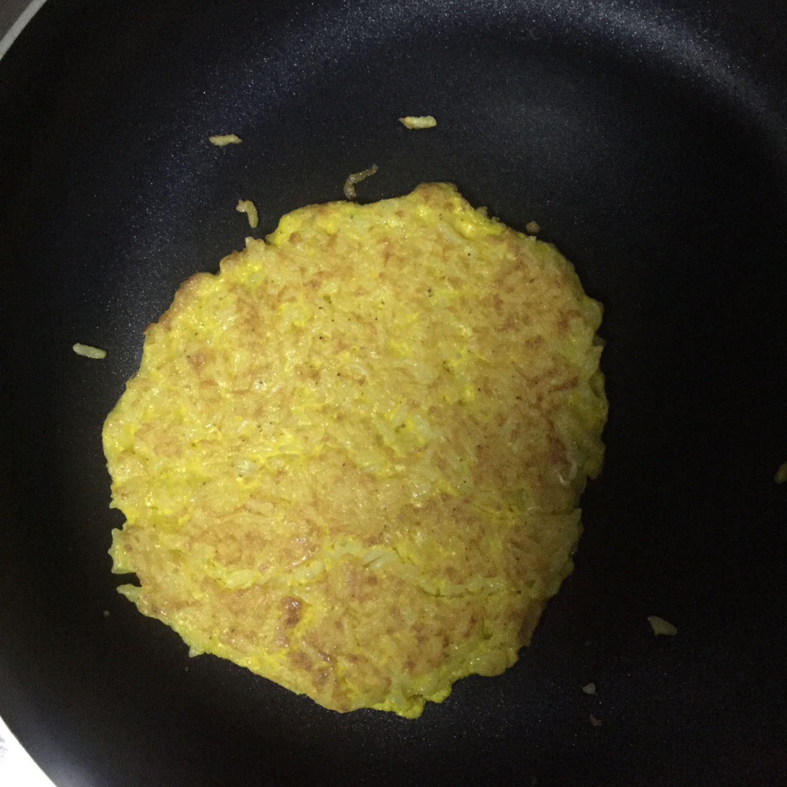 剩饭鸡蛋煎饼