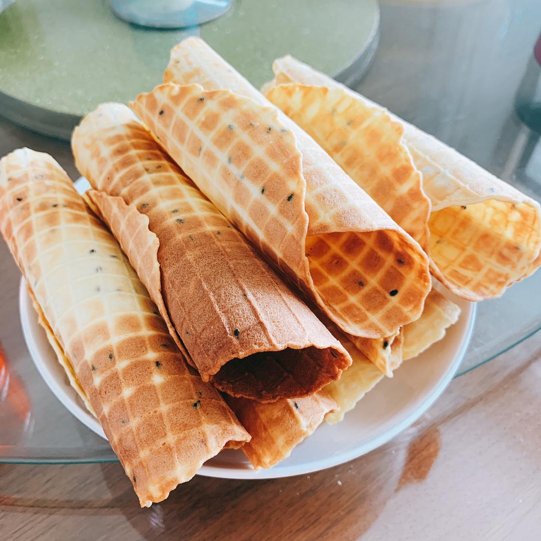 脆皮蛋卷(电蛋卷机版)