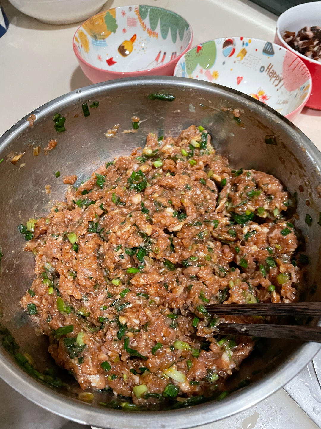 鲜肉包～一次发酵+巨好吃的肉馅