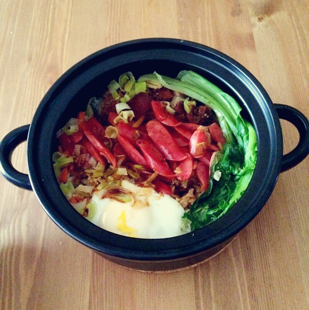 香肠煲仔饭