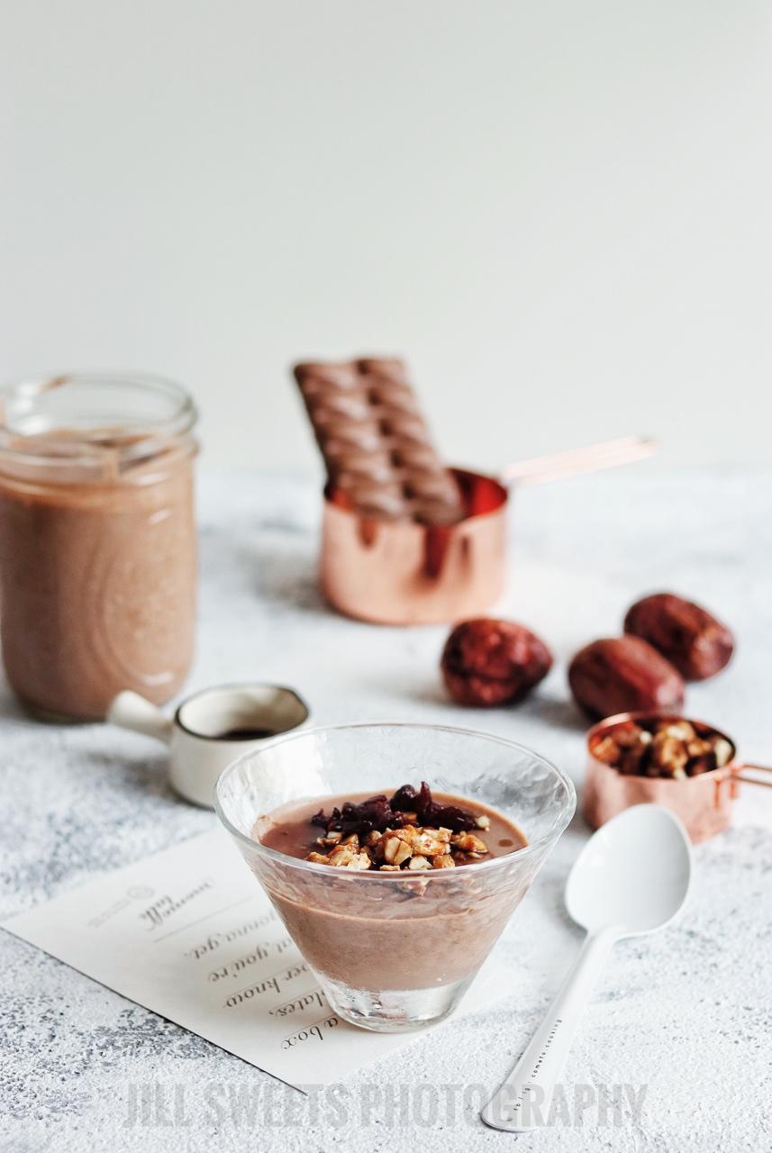 超浓郁的黑巧克力ricotta慕斯.Dark chocolate& Ricotta mousse.