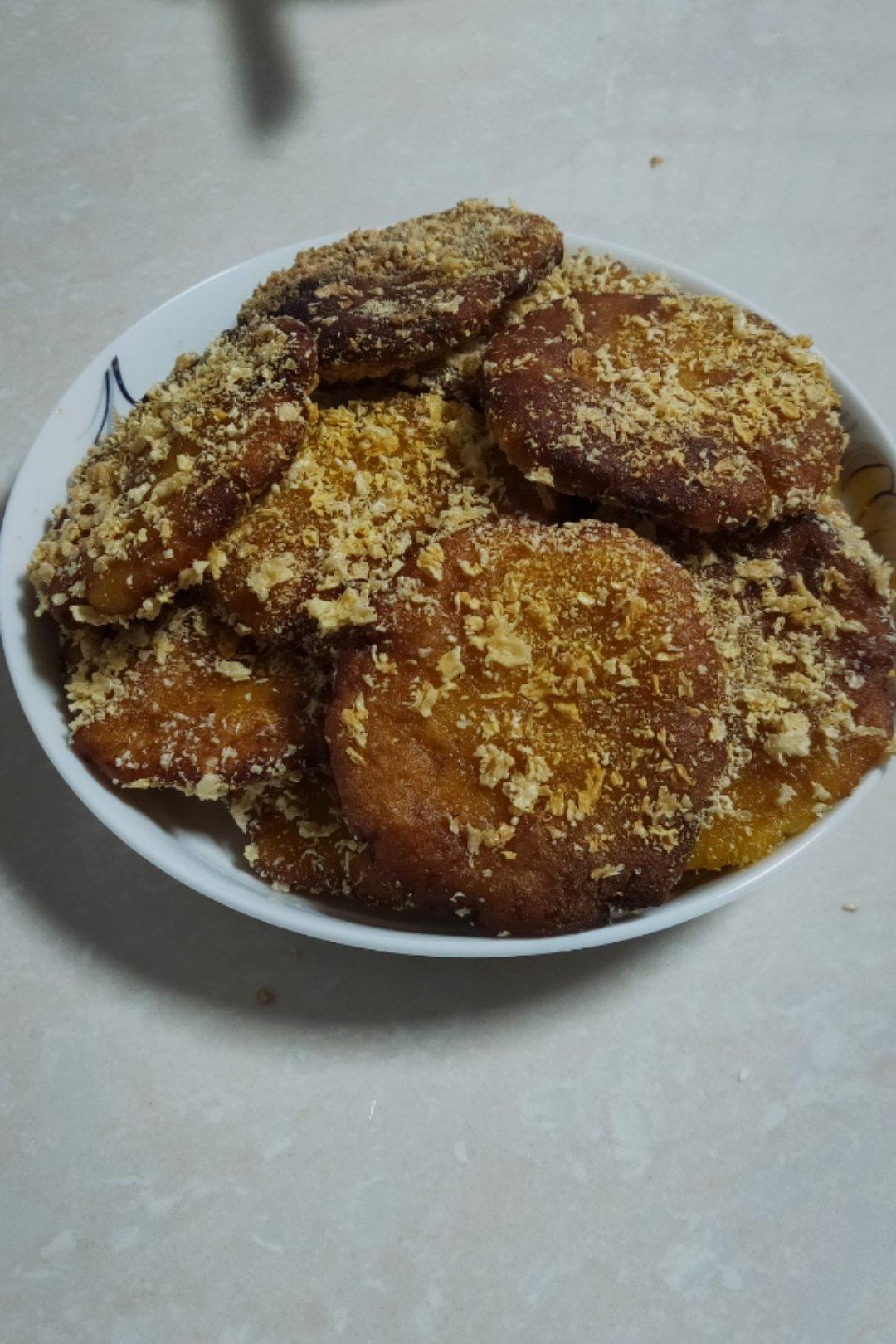 雪花南瓜饼
