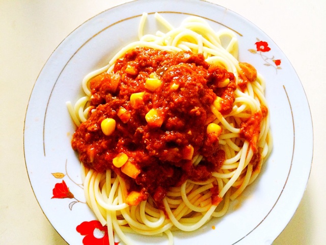 番茄意大利面