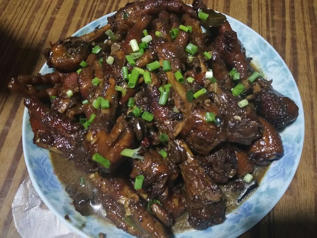 秘制红烧鸡爪