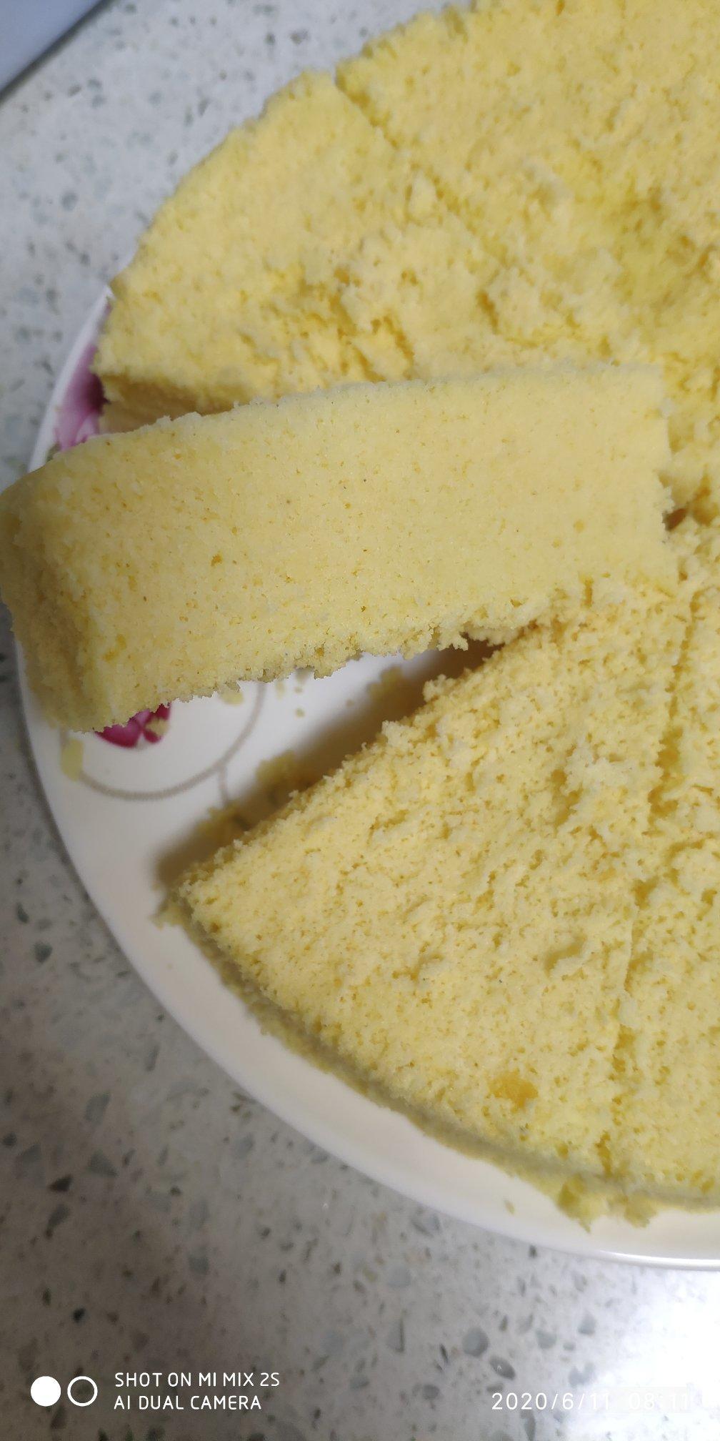 零添加玉米面蒸糕