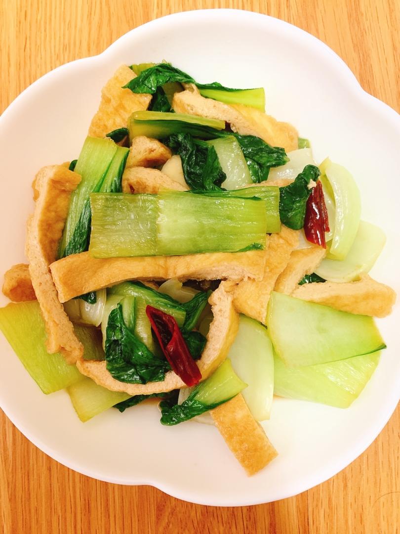 青菜油豆腐
