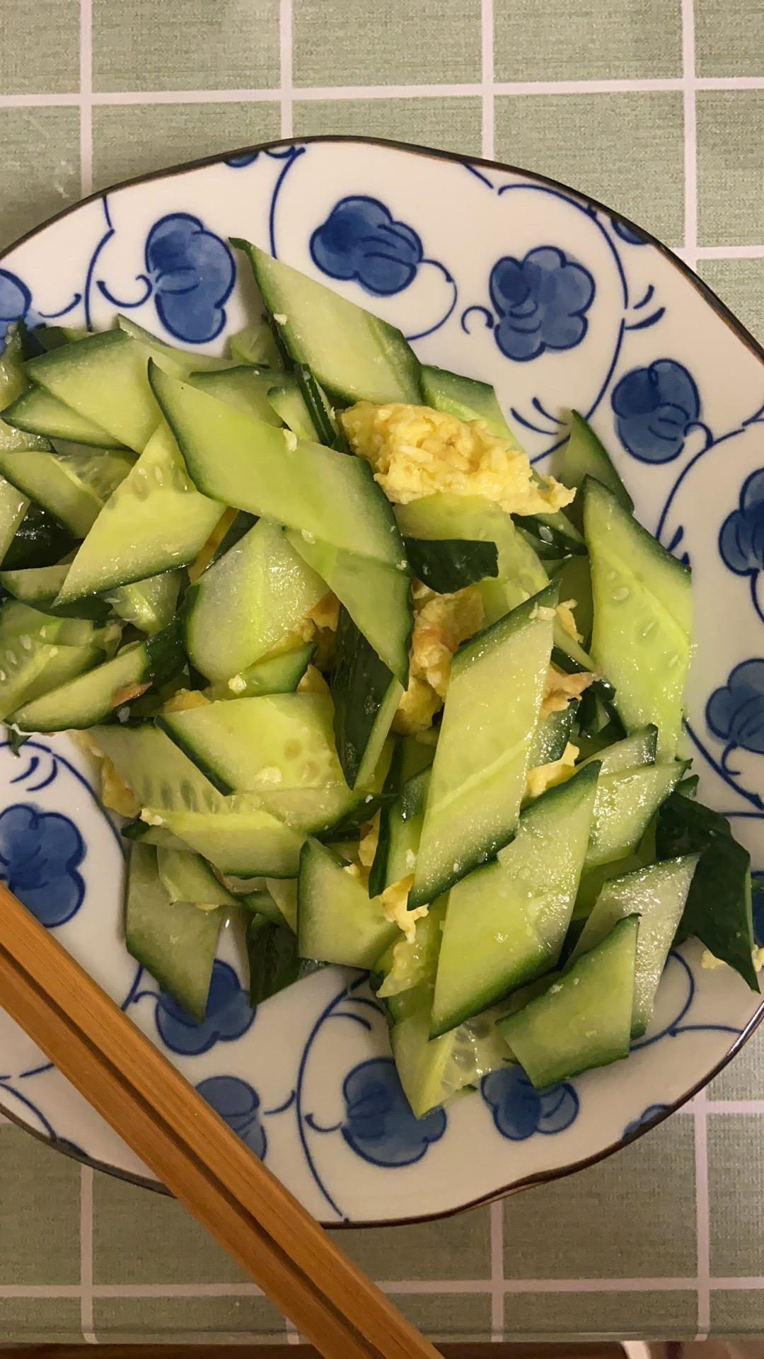 黄瓜炒鸡蛋 （青瓜炒鸡蛋）