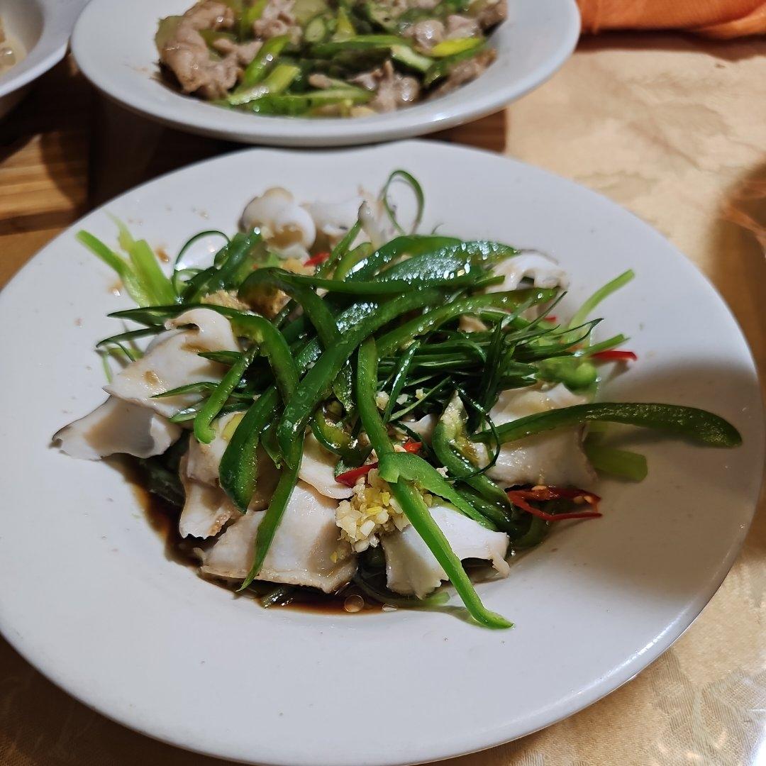 白灼翡翠鲍鱼
