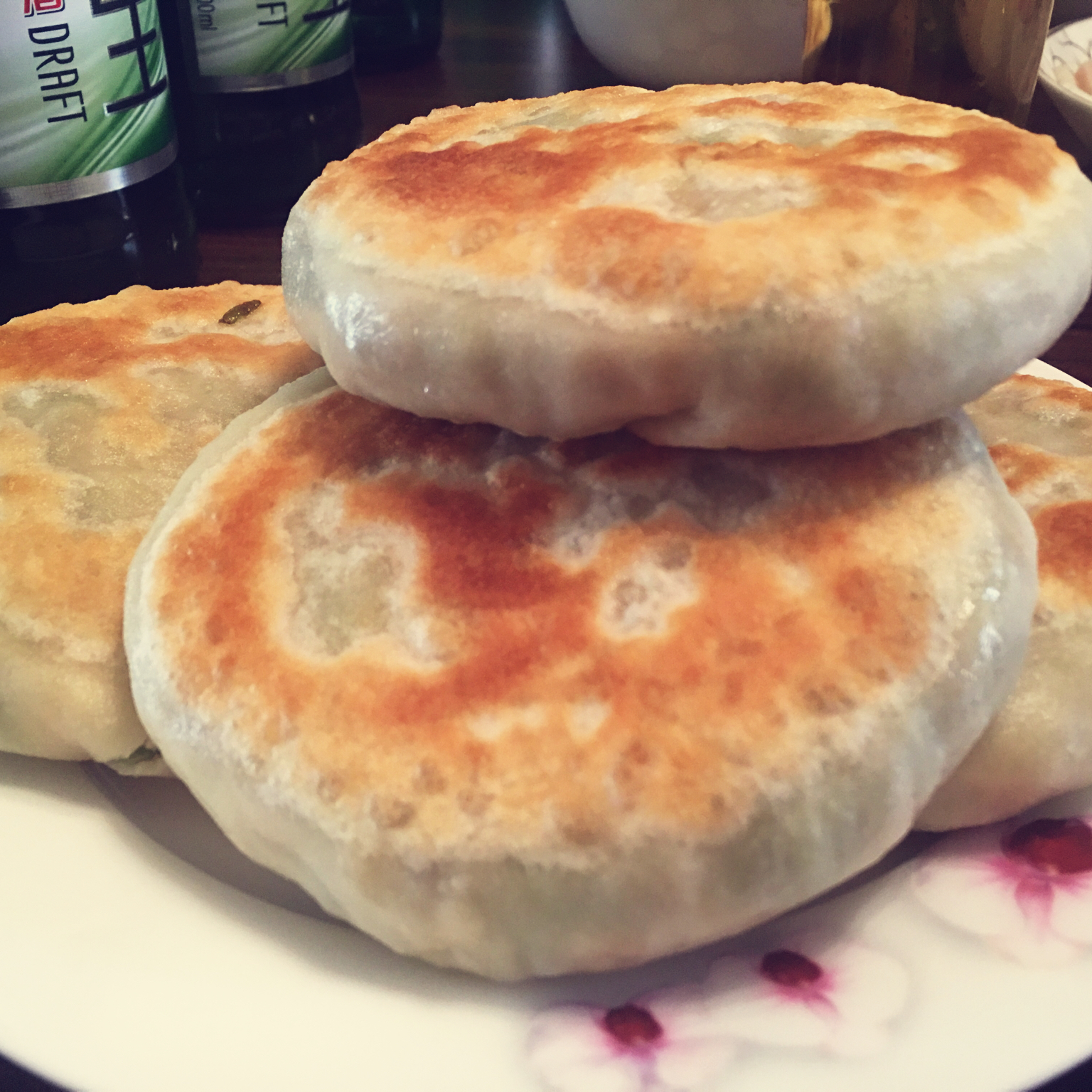 薄皮韭菜饼