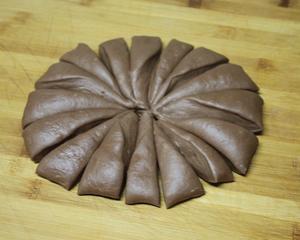 巧克力小餐包的做法 步骤3