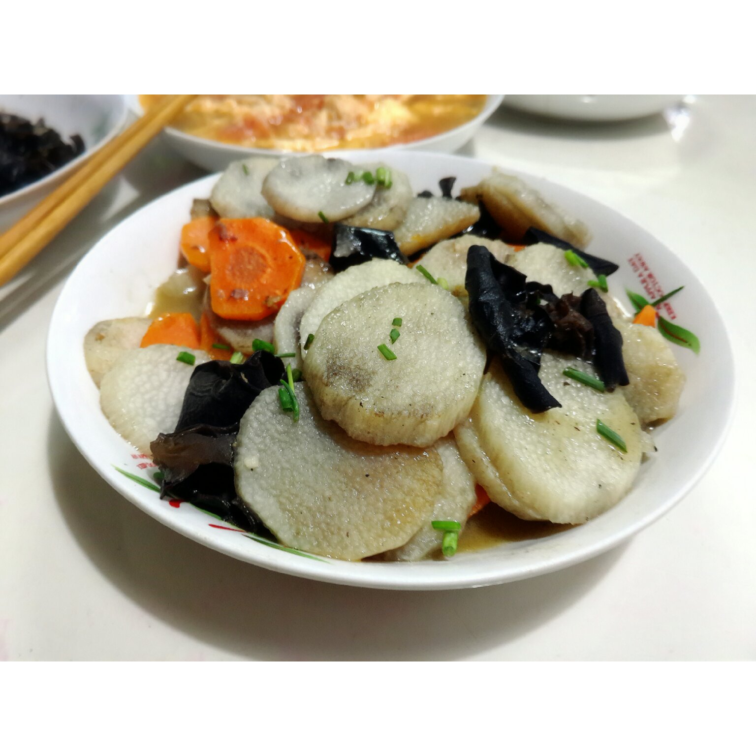 山药炒木耳