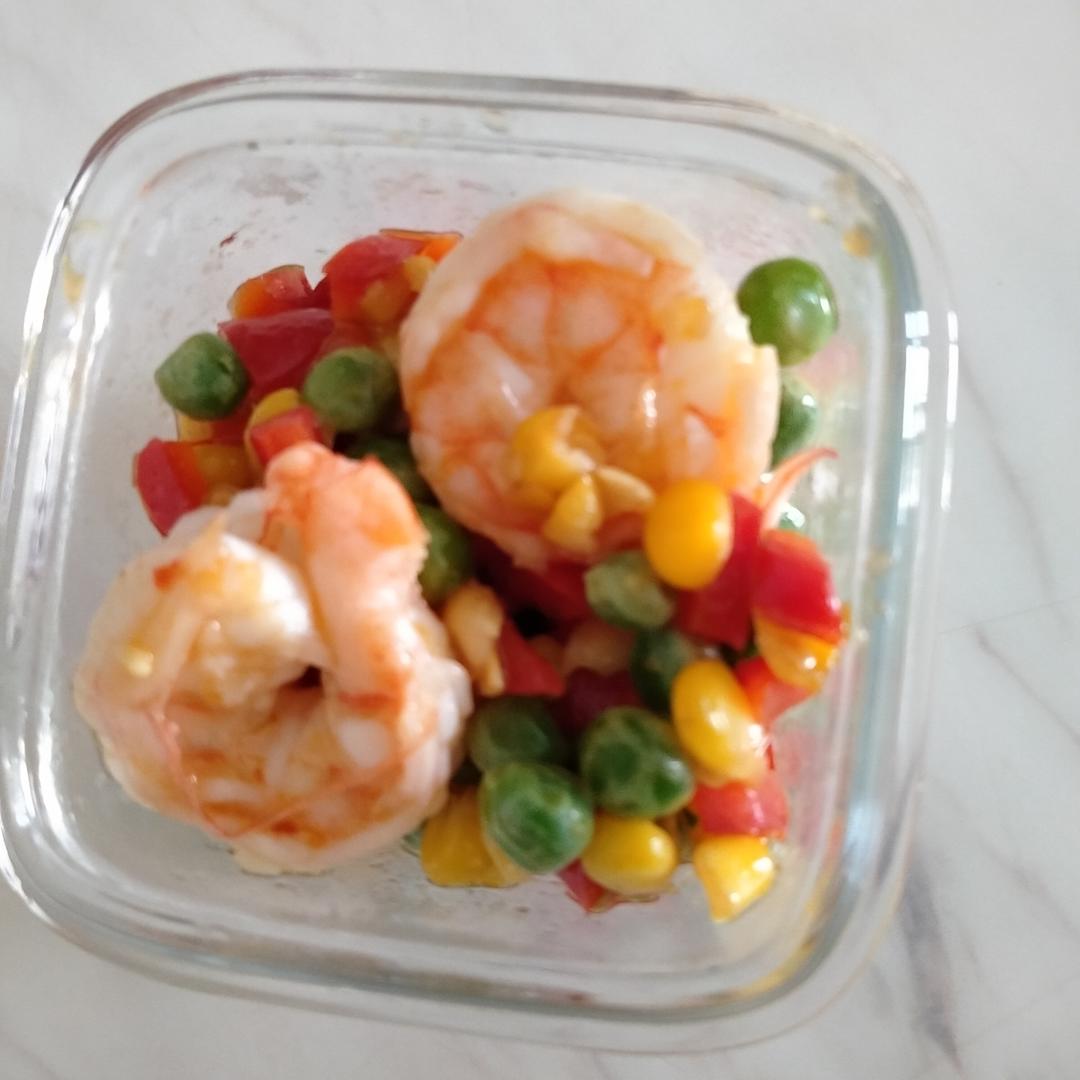 虾仁玉米豌豆粒