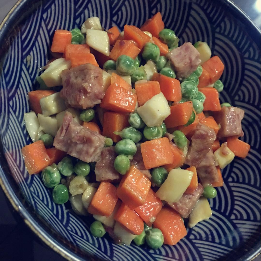 青豆火腿