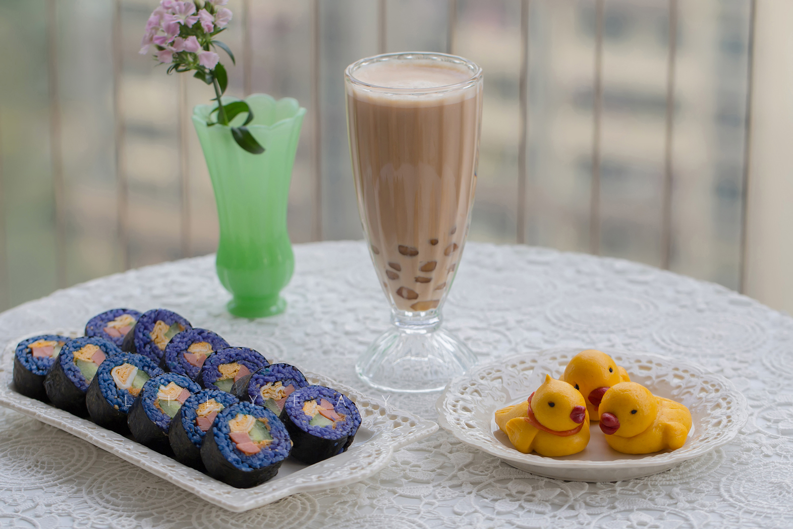 蝶豆花寿司紫菜包饭（治愈系高颜值地中海蓝）的做法 步骤16