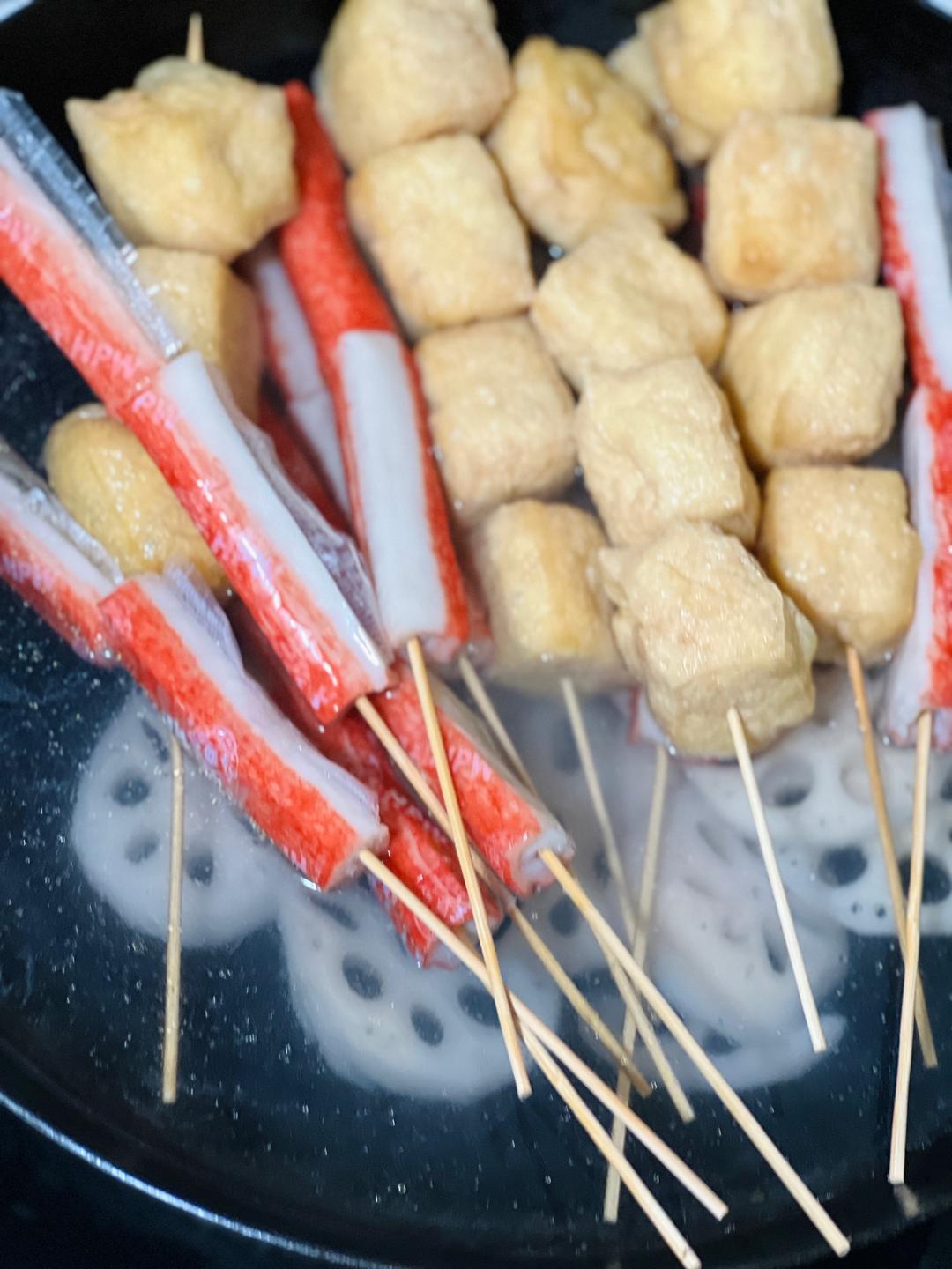 鸡汤冷锅串串的做法 步骤5