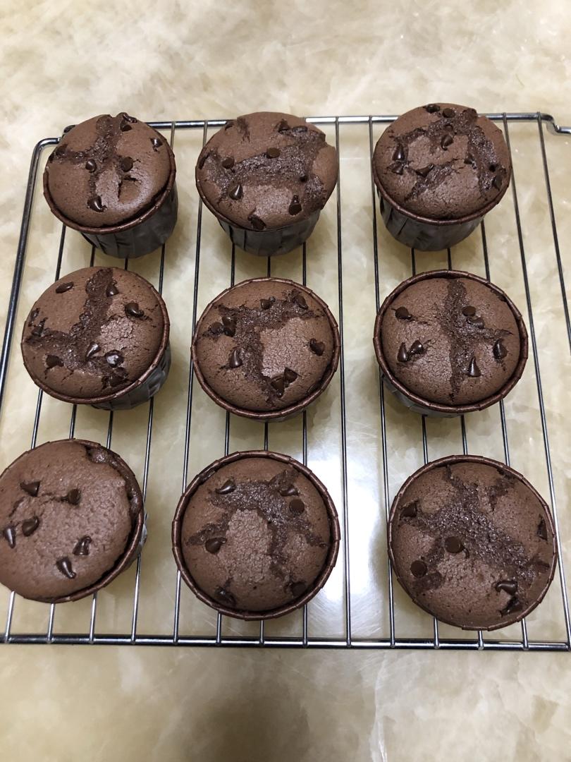 巧克力海绵杯子蛋糕