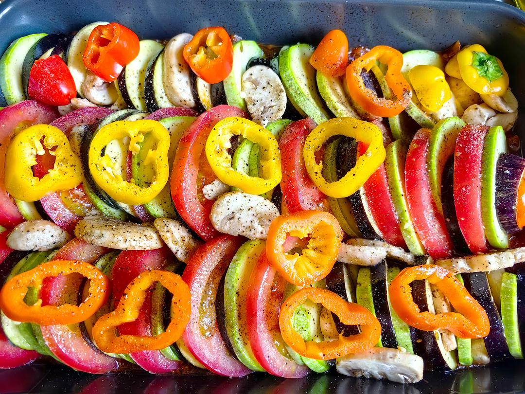 特别适合佐面包的烤箱菜[普罗旺斯炖菜］