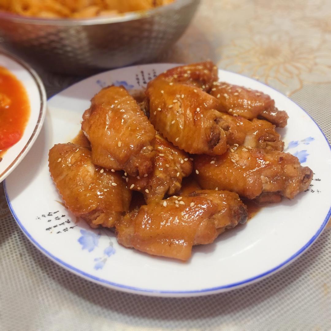 月半习习不胖做的芬达鸡翅