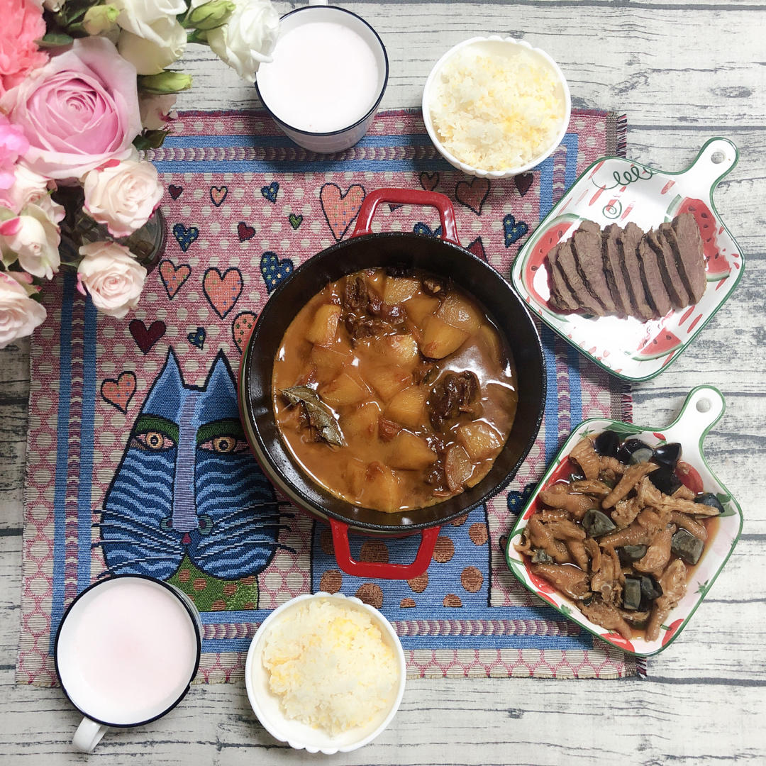 番茄土豆炖牛腩