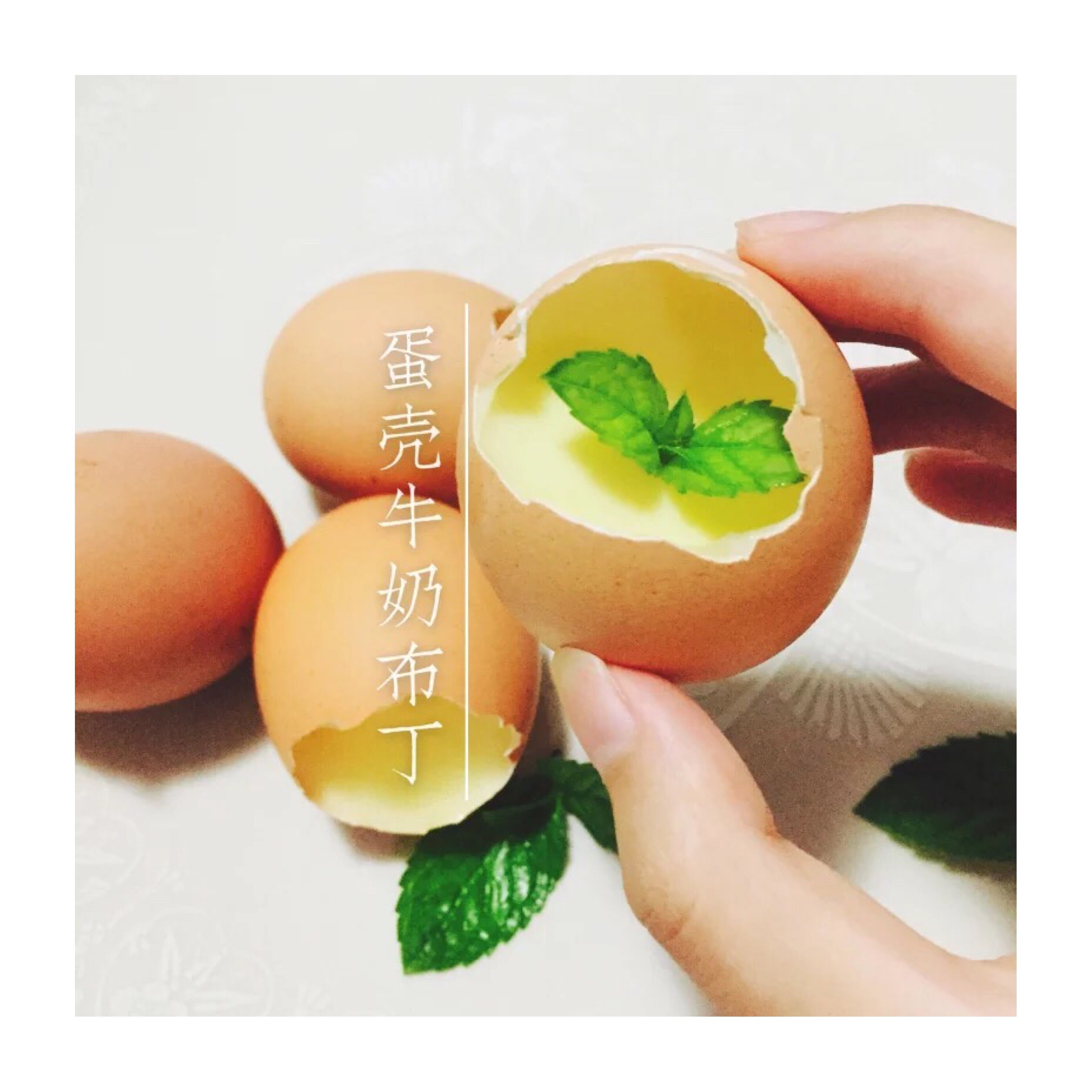 鸡蛋壳布丁