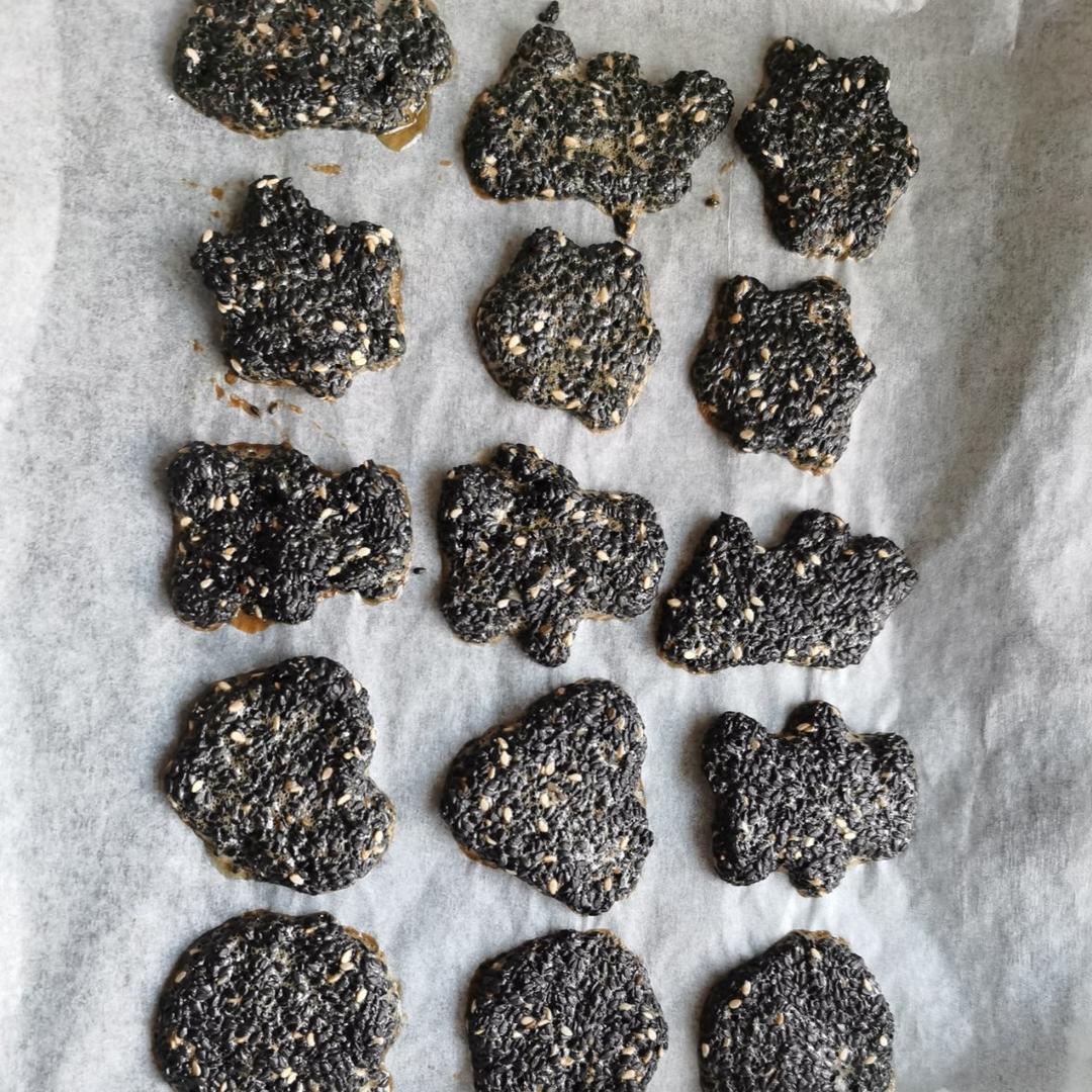 香脆黑芝麻饼（超快手零失败）