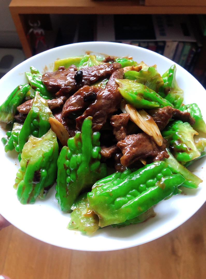 苦瓜炒牛肉—餐厅做法！！