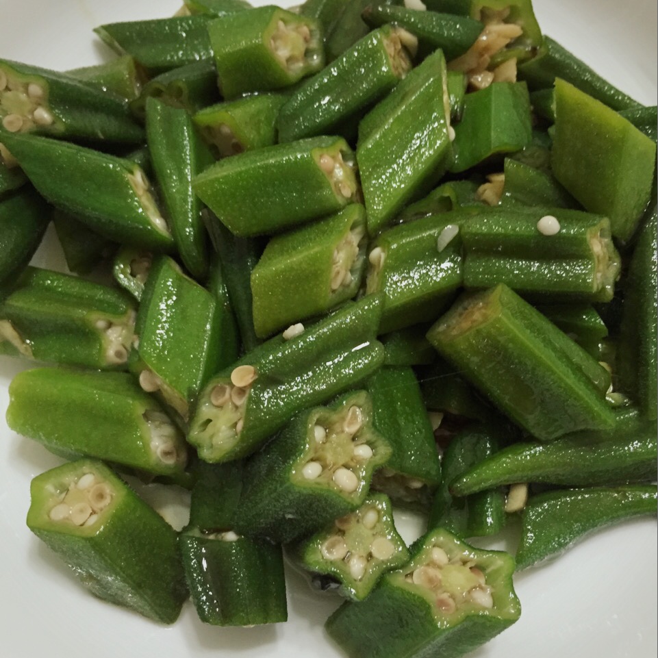 凉拌秋葵