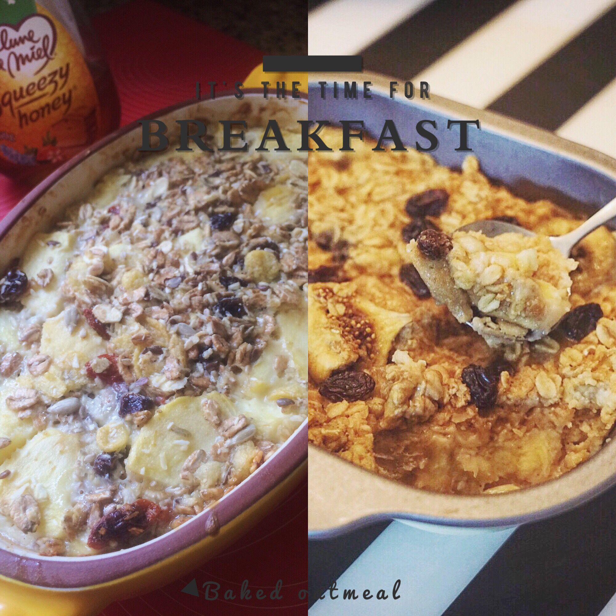 Baked Oatmeal Breakfast 早餐烤燕麦